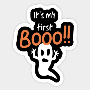 It is my first Halloween Sticker